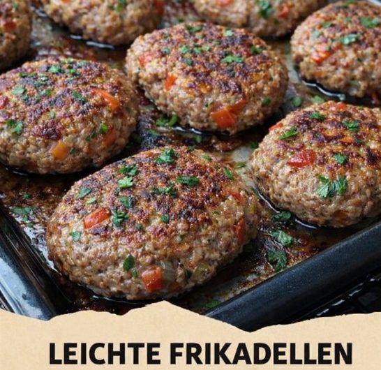 Leichte Frikadellen aus dem Ofen – saftig, würzig und besser als früher, ganz ohne schlechtes Gewissen