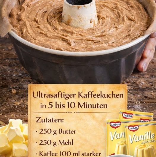 5-Minuten-Kaffeekuchen für jede Gelegenheit – mein leichter Alltagskuchen, der immer passt