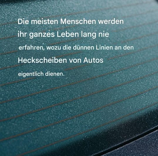 Die geheimen Linien auf der Heckscheibe – warum ich jahrelang dachte, sie seien nur „Deko“ und was sie wirklich für unseren Alltag bedeuten