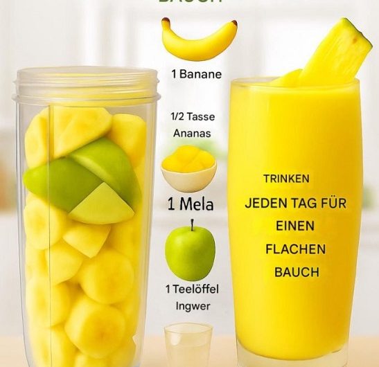 Köstlicher Morgen-Smoothie für einen flachen Bauch – mein sanfter Start in einen leichten Tag