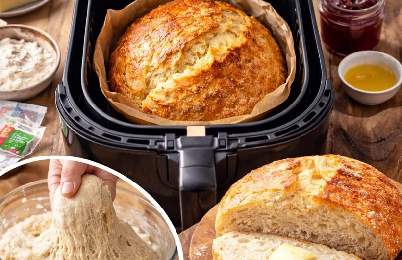 Knuspriges Familienbrot aus dem Airfryer – Wie ich ohne großen Ofen mein liebstes Alltagsbrot entdeckt habe