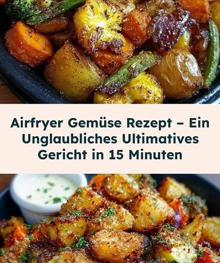 Knuspriges Ofengemüse aus dem Airfryer – Mein 15-Minuten-Lieblingsrezept für einen bunten, unkomplizierten Familientisch