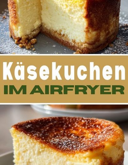 Käsekuchen im Airfryer – warum ich ihn heute fast immer so backe und warum er bei uns zuhause nie lange stehen bleibt