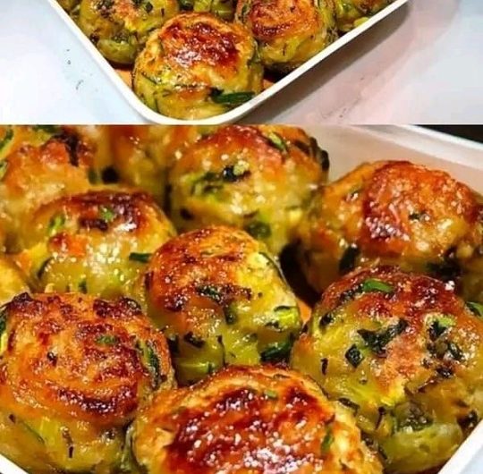 Goldene Zucchini-Bällchen aus der Heißluftfritteuse – das kleine Familiengeheimnis aus meiner Küche