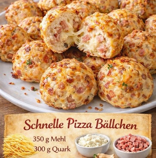 Knusprige Pizza-Bällchen aus dem Airfryer – Mein einfaches Hausrezept für gemütliche Abende