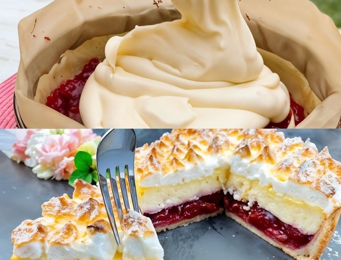 Leichte Himmelstorte mit Sauerkirschen – Mein geliebtes Familienrezept für einen himmlischen Genuss ohne schlechtes Gewissen