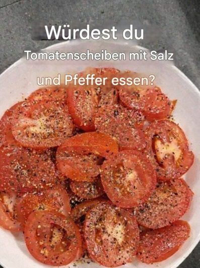 Sommer auf dem Teller: Mein einfacher Tomatensalat wie vom Wochenmarkt – leicht, frisch und voller Geschmack