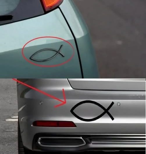Dieses kleine Fischsymbol am Auto – Warum es mir plötzlich überall aufgefallen ist und was wirklich dahintersteckt