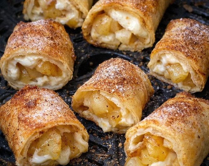 Apfelstrudel-Röllchen aus der Heißluftfritteuse – Wenn der Duft von Äpfeln nach Zuhause schmeckt