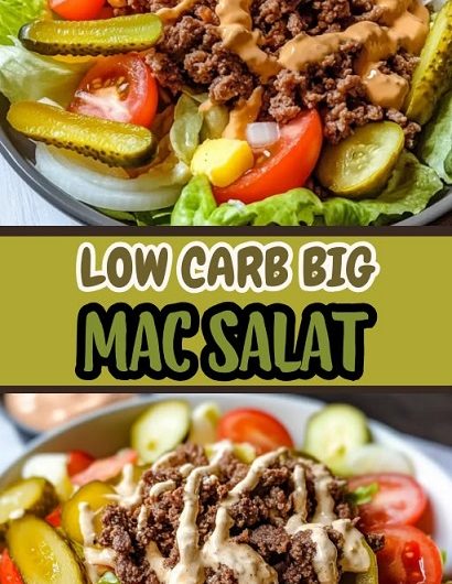 Mein einfacher Big-Mac-Salat – der schnelle Low-Carb Burger aus der Schüssel