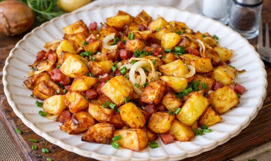 Knusprige Bratkartoffeln aus der Heißluftfritteuse – einfach, herzhaft und perfekt für den Alltag