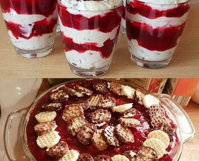 Leichtes Kirsch-Dessert wie von Oma – Cremig, fruchtig und überraschend leicht