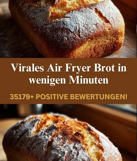 Schnelles Airfryer-Brot – knusprig, einfach und wie frisch vom Bäcker