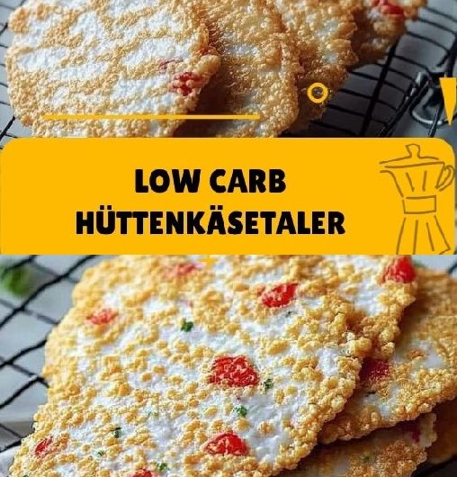 Knusprige Low Carb Hüttenkäsetaler – Eiweißreich & Leicht