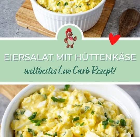 Eiersalat mit Hüttenkäse I Beste Low Carb Rezepte 2025