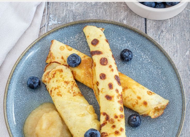 Low-Carb-Quarkpfannkuchen ohne Mehl