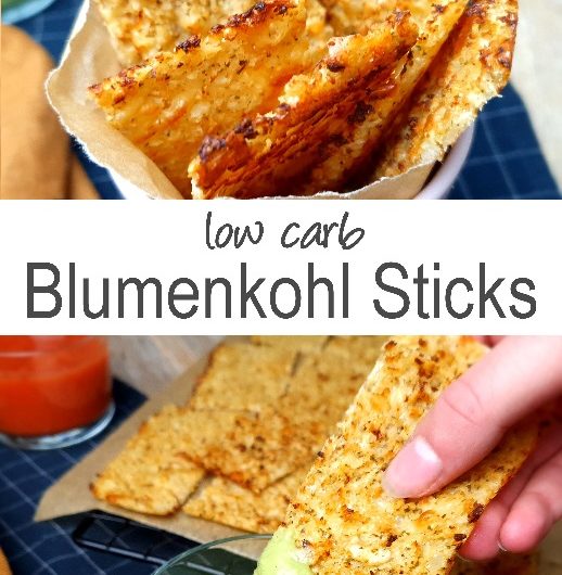 Blumenkohl Sticks low carb