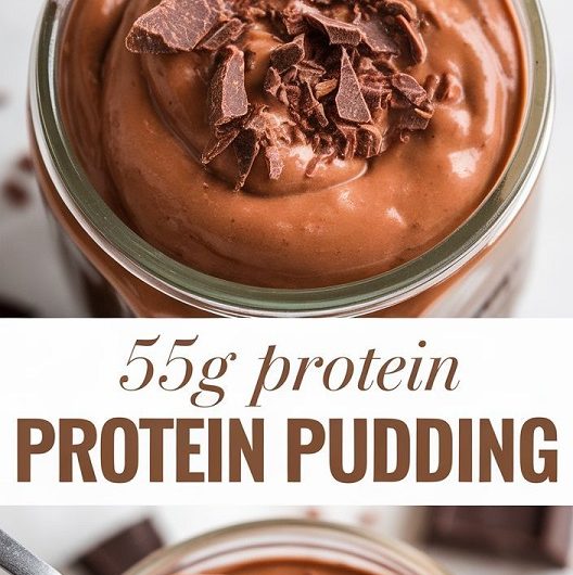 Super High Protein Chocolate Pudding for Easy Snacking