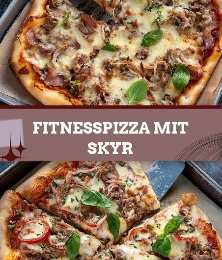 Fitnesspizza mit Skyr