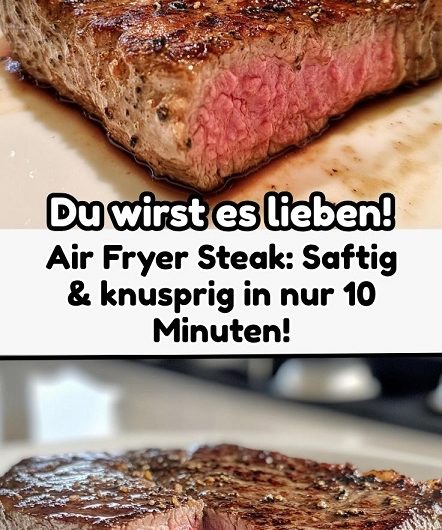 Air Fryer Steak: Saftig & knusprig in nur 10 Minuten!