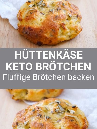 Low Carb Brötchen mit Hüttenkäse – Gesunde Eiweißbrötchen selber backen