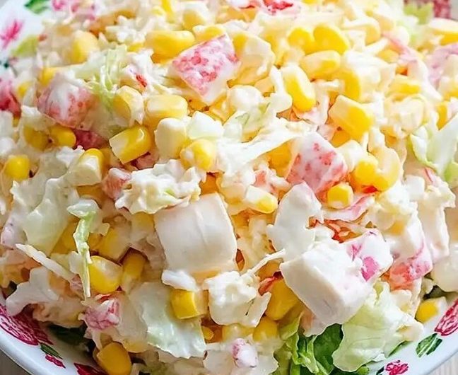 Low-Carb 5-Tassen-Salat – Mein einfachster Salat für Grillabende, Familienfeiern und heiße Sommertage