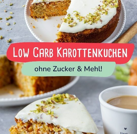 Low Carb Karottenkuchen ohne Mehl & Zucker I Beste Osterkuchen Rezepte 2025