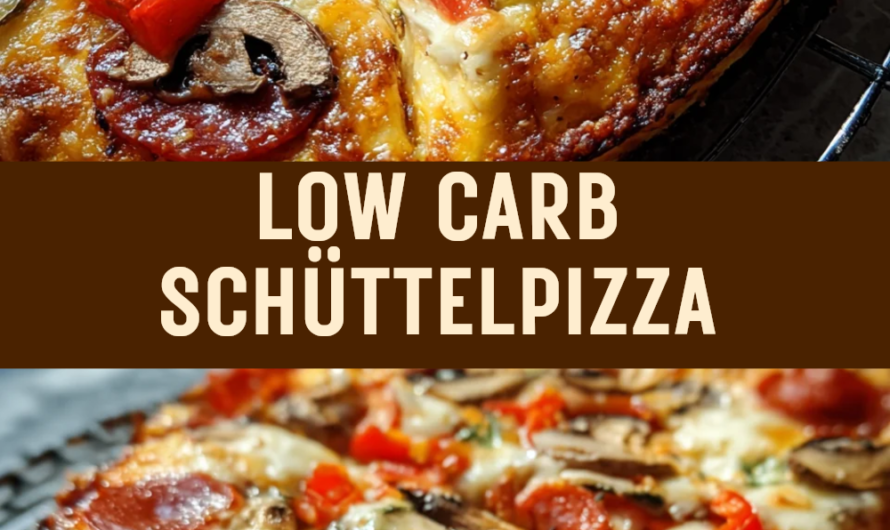 Low Carb Schüttelpizza Als Erholungsnahrung Mit Kohlenhydratarme Blumenkohl-Pizza-Anleitung
