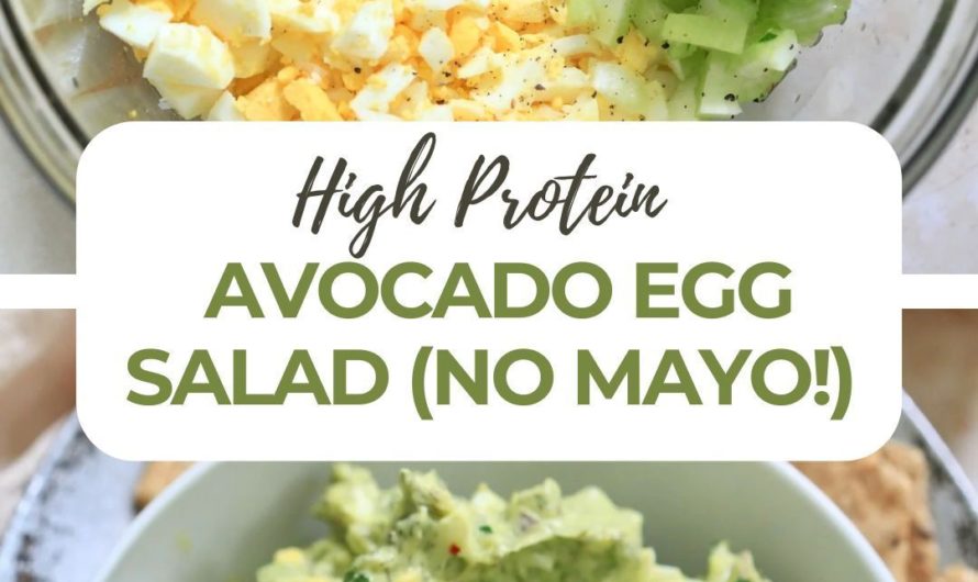 High Protein Avocado Egg Salad Recipe (no mayo!)