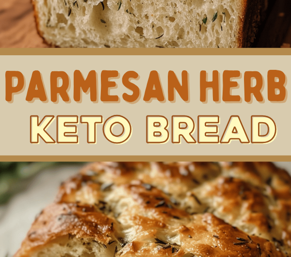 Parmesan Herb Keto Bread (Low-Carb Loaf)