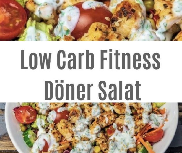 Döner Salat | Low Carb Fitness Döner Salat