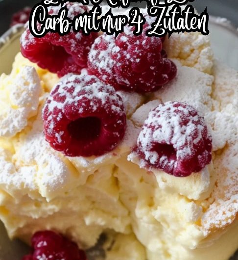 Quark-Auflauf: Low Carb mit nur 4 Zutaten