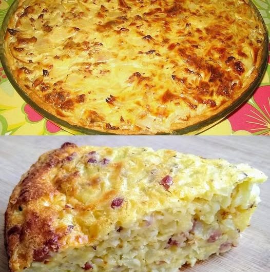 Omas leichter Zwiebelkuchen ohne Boden – Herzhaft, eiweißreich und herrlich saftig