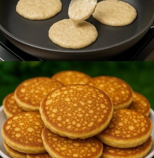 Haferflocken-Bananen-Pfannkuchen ohne Mehl und Zucker – Einfaches Frühstück aus wenigen Zutaten