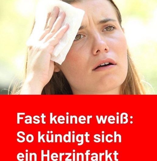 Herzinfarkt: Diese Warnzeichen können Stunden oder sogar Tage vorher auftreten