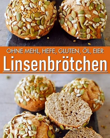 Eiweißbrötchen aus roten Linsen backen