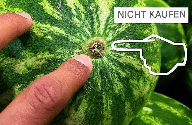 So erkennst du garantiert eine süße Wassermelone – Mit diesen einfachen Tricks liegst du fast immer richtig