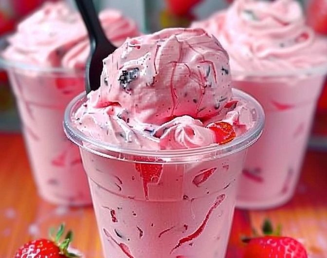 Cremiger Erdbeer-Joghurt-Traum mit nur drei Zutaten – Das perfekte Sommerdessert