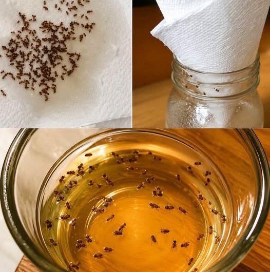Fruchtfliegen und kleine Mücken in der Küche? Dieser einfache Trick mit Küchenpapier hat mich wirklich überrascht