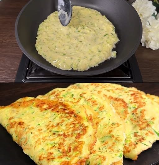 Zucchini-Käse-Pfannkuchen – So lecker, dass selbst Gemüse-Muffel Nachschlag wollen