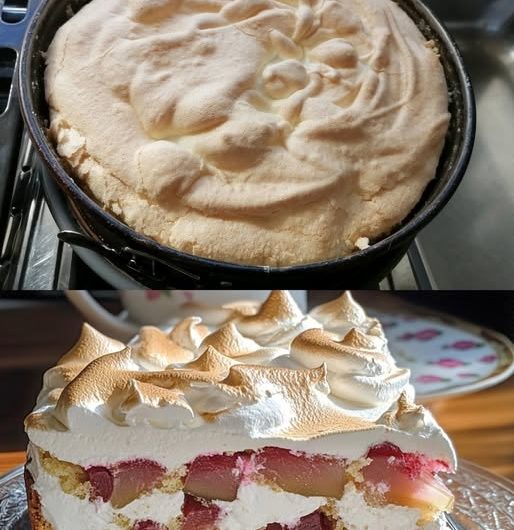 Die beste Rhabarber-Baiser-Torte aller Zeiten – so gelingt sie auch dir