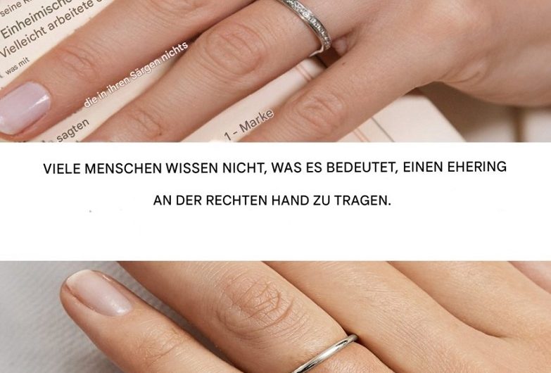 Einen Ehering an der rechten Hand tragen – was wirklich dahintersteckt