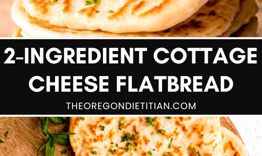 2-Ingredient Cottage Cheese Flatbread With 11g Protein Per Piece
