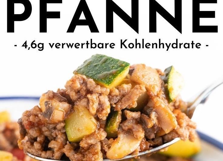 Gesunde ketogene Zucchini-Hackfleisch-Pfanne | Koch Keto