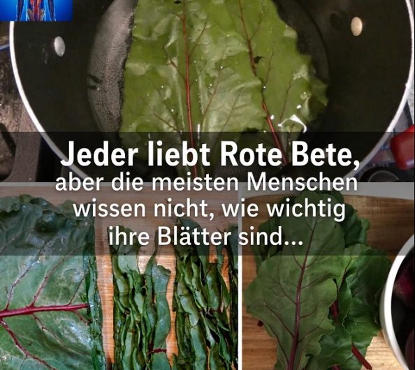 Rote-Bete-Blätter: Warum man sie nicht einfach wegwerfen sollte