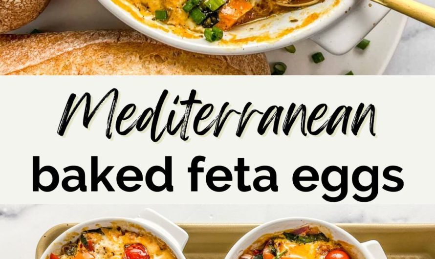 Mediterranean Baked Feta Eggs