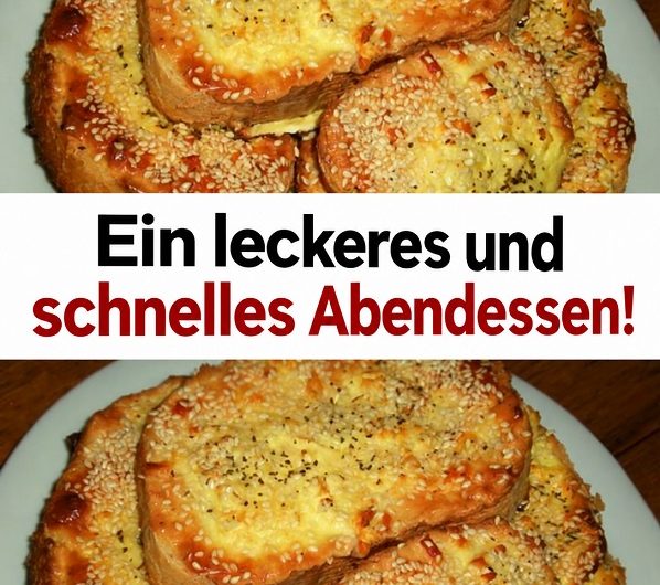Einmal zum Abendessen gemacht – seitdem will mein Mann diese knusprigen Käsebrote ständig wieder!